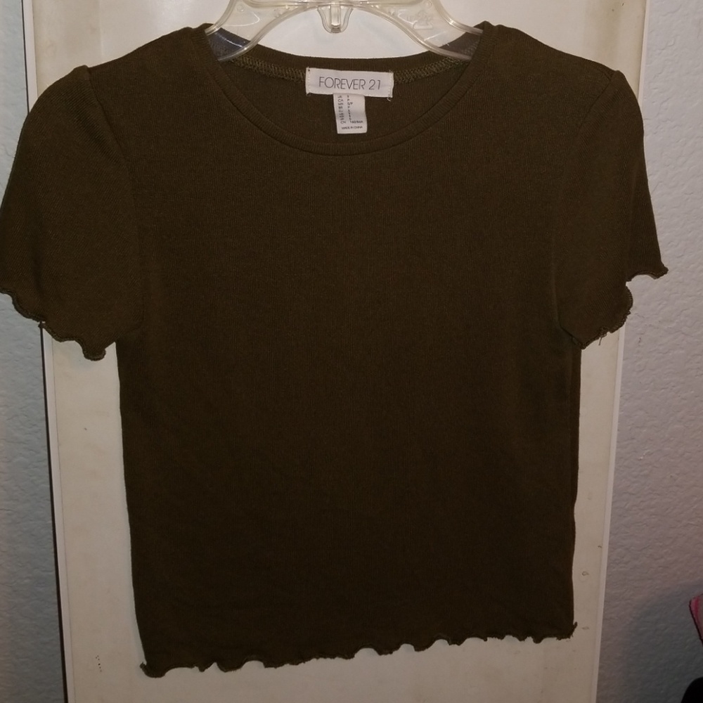 Forever 21 Olive Green Top